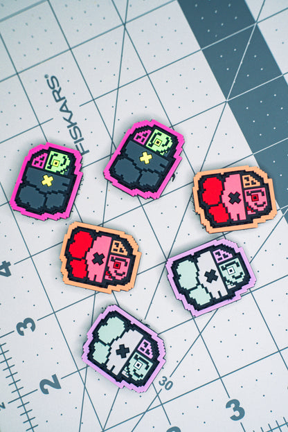 8 Bit KAWS - Antiquated Collab Patch Set